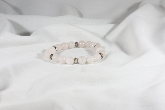 Rose Quartz strechy bracelet