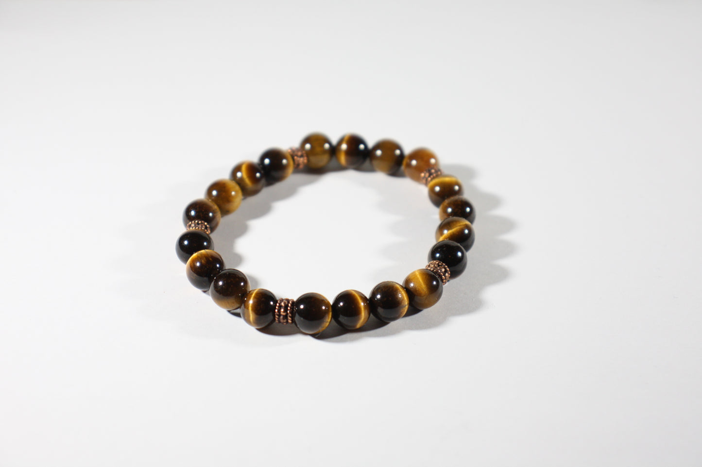 Tigereye  stretchy bracelet. Tiikerinsilmä joustorannekoru.