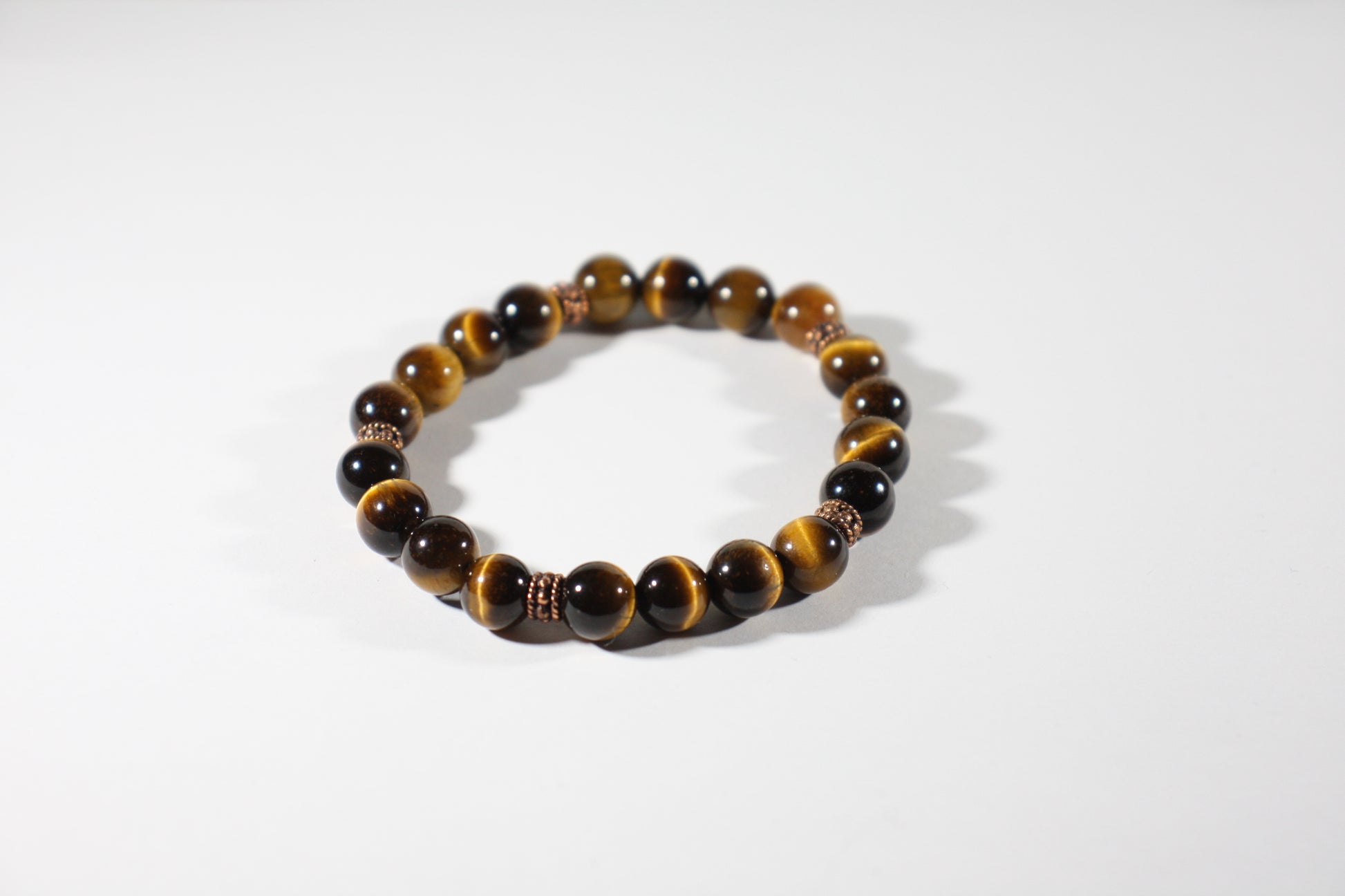 Tigereye  stretchy bracelet. Tiikerinsilmä joustorannekoru.